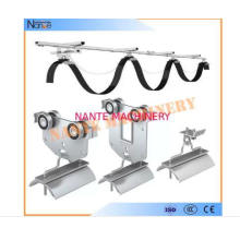 Galvanized Steel C Track Festoon System Overhead Trolley for Flat Cables